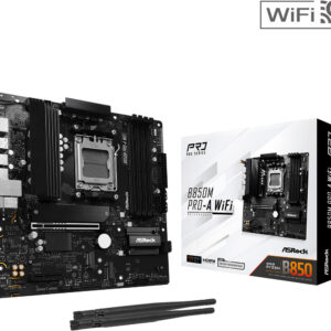ASRock B850M Pro-A WiFi Motherboard Micro ATX με AMD AM5 Socket <span style="color: white; visibility:visible;">4711581490376</span>