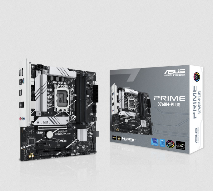 Asus PRIME B760M-PLUS Motherboard Micro ATX με Intel 1700 Socket <span style="color: white; visibility:visible;">4711387469910</span>