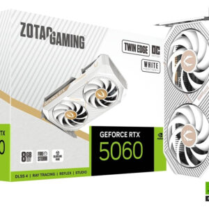 Zotac GeForce RTX 5060 8GB GDDR7 Twin Edge OC White Κάρτα Γραφικών ZT-B50600Q-10M <span style="color: white; visibility:visible;">8886307701510</span>
