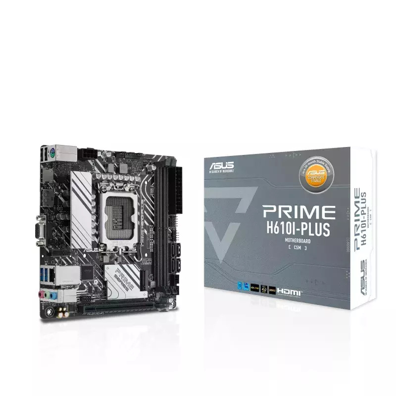 Asus Prime H610I-PLUS-CSM Motherboard Mini ITX με Intel 1700 Socket <span style="color: white; visibility:visible;">4711387330500</span>