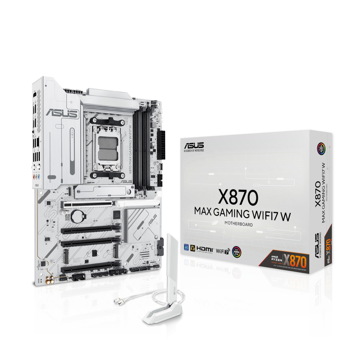 Asus X870 MAX GAMING WIFI7 W Motherboard ATX με AMD AM5 Socket <span style="color: white; visibility:visible;">4711636007856</span>