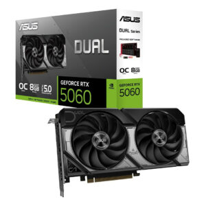 Asus GeForce RTX 5060 8GB GDDR7 Dual OC Κάρτα Γραφικών 90YV0N12-M0NA00 <span style="color: white; visibility:visible;">4711636057899</span>