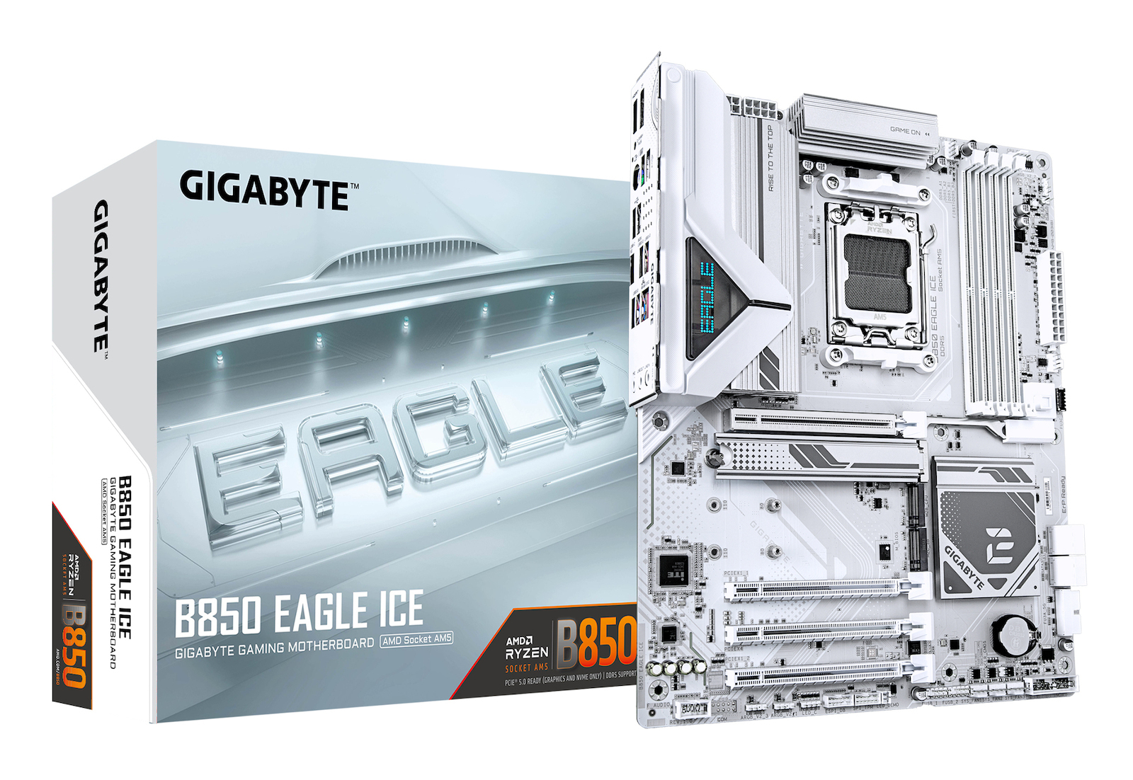 Gigabyte B850 Eagle ICE Motherboard ATX με AMD AM5 Socket <span style="color: white; visibility:visible;">4719331871680</span>