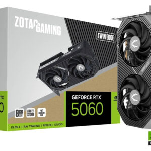 Zotac GeForce RTX 5060 8GB GDDR7 Twin Edge Κάρτα Γραφικών ZT-B50600E-10M <span style="color: white; visibility:visible;">8886307701534</span>