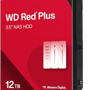 Western Digital Red Plus 12TB HDD Σκληρός Δίσκος 3.5" SATA III 7200rpm με 256MB Cache για NAS WD120EFGX <span style="color: white; visibility:visible;">0718037906218</span>