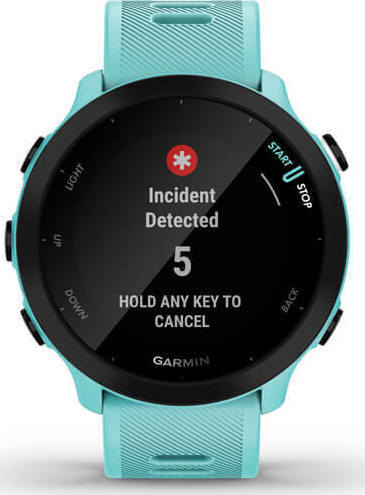 Garmin Forerunner 55 42mm Αδιάβροχο Smartwatch με Παλμογράφο (Aqua) <span style="color: white; visibility:visible;">0753759279653</span>
