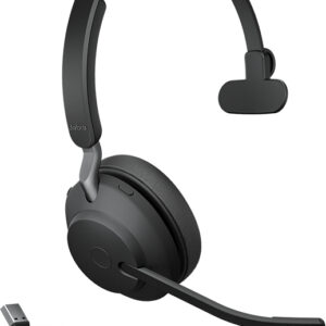 Jabra Evolve2 65 VOIP Headset Link380a MS Mono Black (26599-899-999) <span style="color: white; visibility:visible;">5706991022964</span>