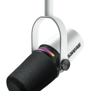 Shure MV7+ Δυναμικό Μικρόφωνο με Καλώδιο XLR / USB Shock Mounted για Φωνητικά σε Λευκό Χρώμα <span style="color: white; visibility:visible;">0042406812719</span>