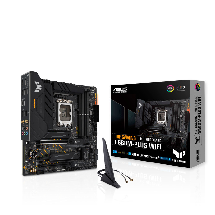 Asus TUF Gaming B660M-PLUS WIFI Motherboard Micro ATX με Intel 1700 Socket <span style="color: white; visibility:visible;">4711081604358</span>