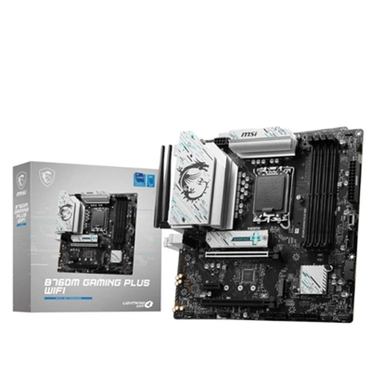 MSI B760M Gaming Plus WIFI Motherboard Micro ATX με Intel 1700 Socket <span style="color: white; visibility:visible;">4711377154017</span>