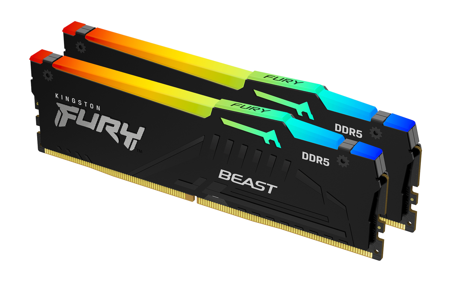 Kingston Fury Beast RGB DDR5 64GB RAM με 2x32GB Modules και Ταχύτητα 6400 για Desktop KF564C32BBEAK2-64 <span style="color: white; visibility:visible;">0740617343083</span>