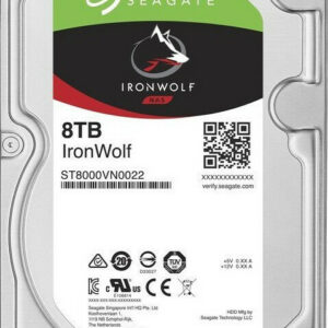 Seagate Ironwolf 8TB HDD Σκληρός Δίσκος 3.5" SATA III 7200rpm με 256MB Cache για NAS ST8000VN004 <span style="color: white; visibility:visible;">0763649125069,8719706009812</span>