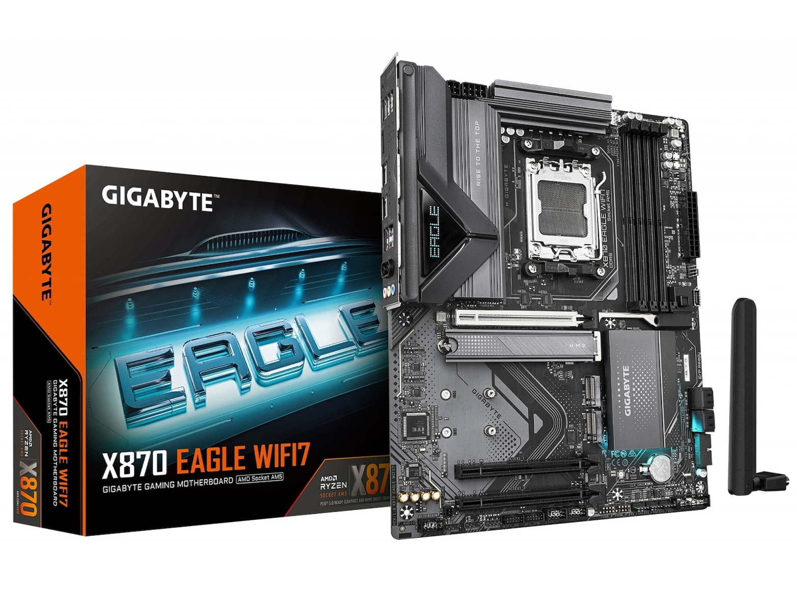 Gigabyte X870 Eagle WIFI7 Motherboard ATX με AMD AM5 Socket <span style="color: white; visibility:visible;">4719331864996</span>