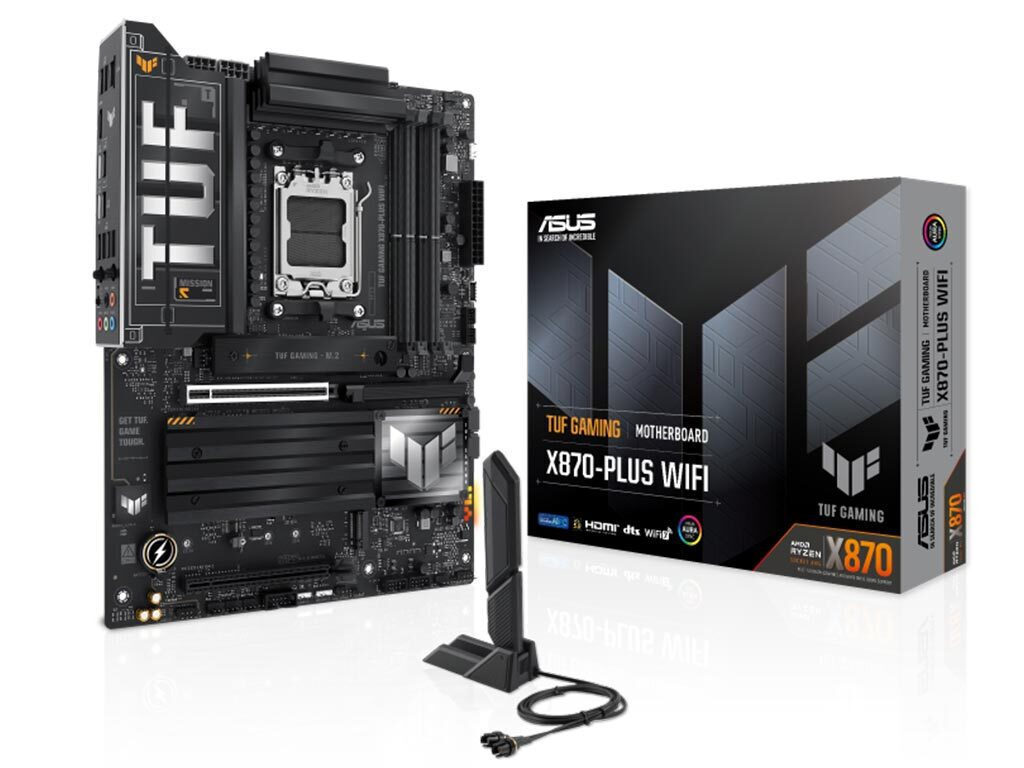 Asus TUF GAMING X870-PLUS WIFI Motherboard ATX με AMD AM5 Socket <span style="color: white; visibility:visible;">4711387723609</span>