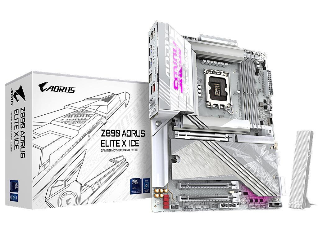 Gigabyte Z890 Aorus Elite X Ice Wi-Fi Motherboard ATX με Intel 1851 Socket <span style="color: white; visibility:visible;">4719331864989</span>
