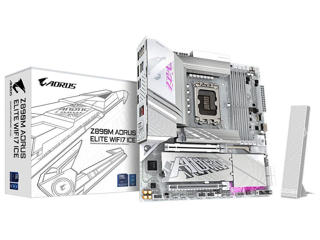 Gigabyte Z890M Aorus Elite Wifi 7 Ice Motherboard Micro ATX με Intel 1851 Socket <span style="color: white; visibility:visible;">4719331865269</span>