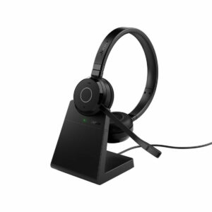 Jabra Evolve 65 TE Link 390a MS Stereo Stand Ασύρματα On Ear Multimedia Ακουστικά με μικρόφωνο και σύνδεση Bluetooth / USB-A <span style="color: white; visibility:visible;">5706991031522</span>