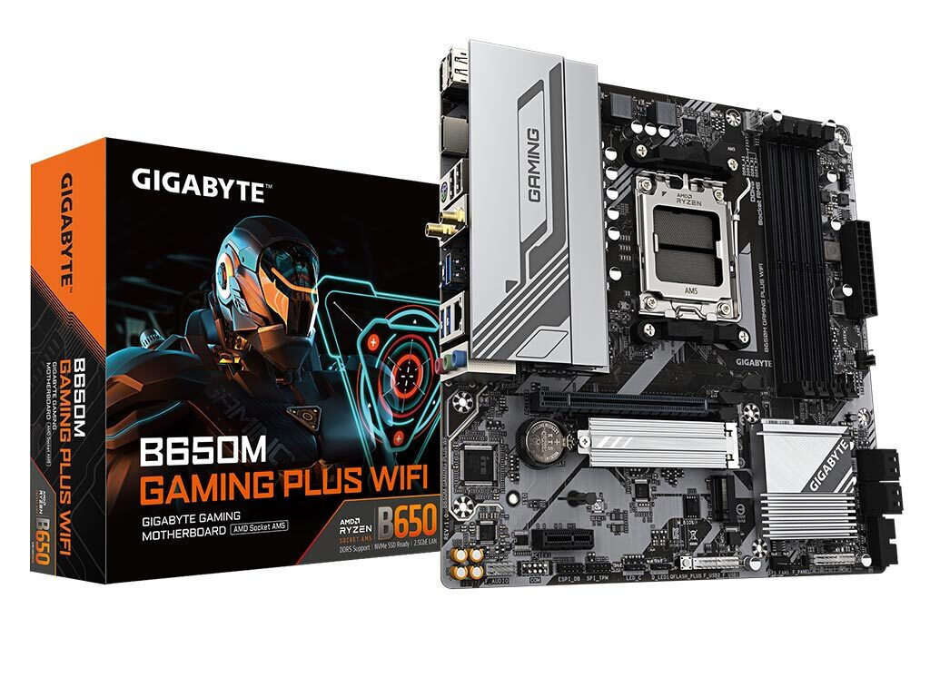 Gigabyte B650M Gaming Plus WiFi rev. 1.x Motherboard Micro ATX με AMD AM5 Socket <span style="color: white; visibility:visible;">4719331862213</span>