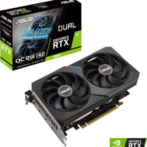 Asus GeForce RTX 3060 12GB GDDR6 Dual V2 OC Κάρτα Γραφικών 90YV0GB2-M0NA10 <span style="color: white; visibility:visible;">4711081309925</span>