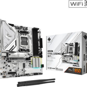 ASRock B850M Steel Legend WiFi Motherboard Micro ATX με AMD AM5 Socket <span style="color: white; visibility:visible;">4711581490499</span>
