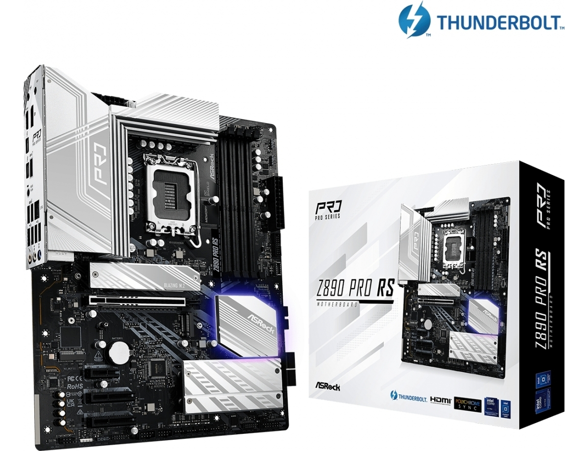 ASRock Z890 Pro RS Motherboard ATX με Intel 1851 Socket <span style="color: white; visibility:visible;">4710483947452</span>