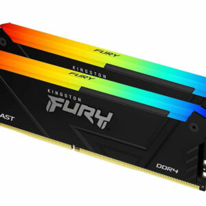 Kingston FURY Beast RGB DDR4 με Module 1x32GB και Ταχύτητα 3200 για Desktop KF432C16BB12AK2/32 <span style="color: white; visibility:visible;">0740617337969</span>