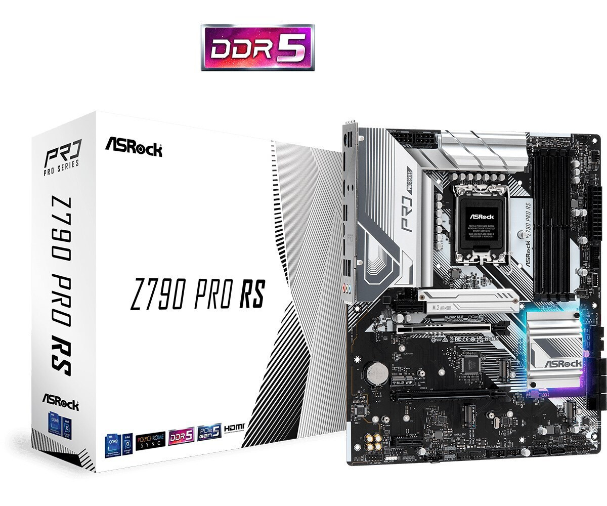 ASRock Z790 Pro RS Motherboard ATX με Intel 1700 Socket <span style="color: white; visibility:visible;">4710483940767</span>