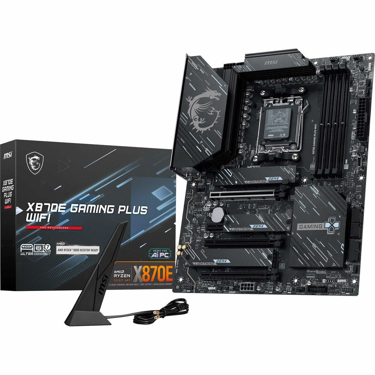 MSI MPG X870E Gaming Plus WIFI Motherboard ATX με AMD AM5 Socket <span style="color: white; visibility:visible;">4711377347594</span>