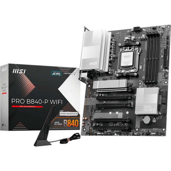 MSI Pro B840M-P WIFI6E Motherboard Micro ATX με AMD AM5 Socket <span style="color: white; visibility:visible;">4711377361804</span>