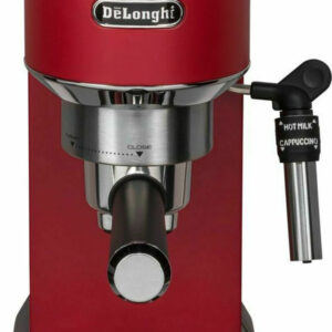 De'Longhi Dedica Pump Μηχανή Espresso 1300W Πίεσης 15bar Κόκκινη <span style="color: white; visibility:visible;">8004399331204</span>