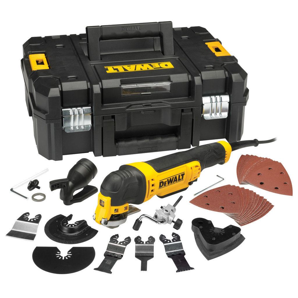 Dewalt DWE315KT Παλινδρομικό Πολυεργαλείο 300W με Ρύθμιση Ταχύτητας <span style="color: white; visibility:visible;">5035048460771</span>