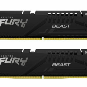 Kingston Fury Beast DDR5 64GB RAM με 2x32GB Modules και Ταχύτητα 5200 για Desktop KF552C40BBK2-64 <span style="color: white; visibility:visible;">0740617326550</span>