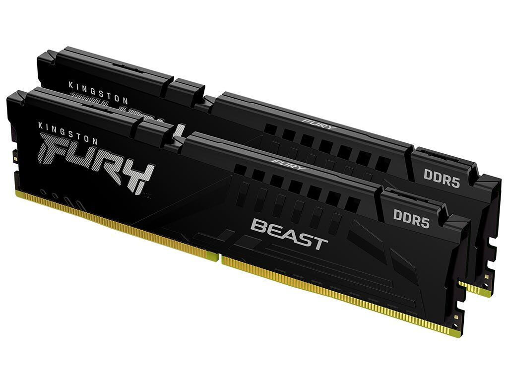 Kingston Fury Beast DDR5 64GB RAM με 2x32GB Modules και Ταχύτητα 5600 για Desktop KF556C36BBEK2-64 <span style="color: white; visibility:visible;">0740617331745</span>