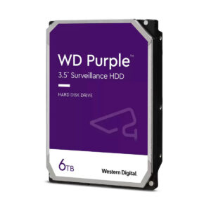 Western Digital Purple 6TB HDD Σκληρός Δίσκος 3.5" SATA III 5400rpm με 256MB Cache για Καταγραφικό WD64PURZ <span style="color: white; visibility:visible;">0718037898339</span>