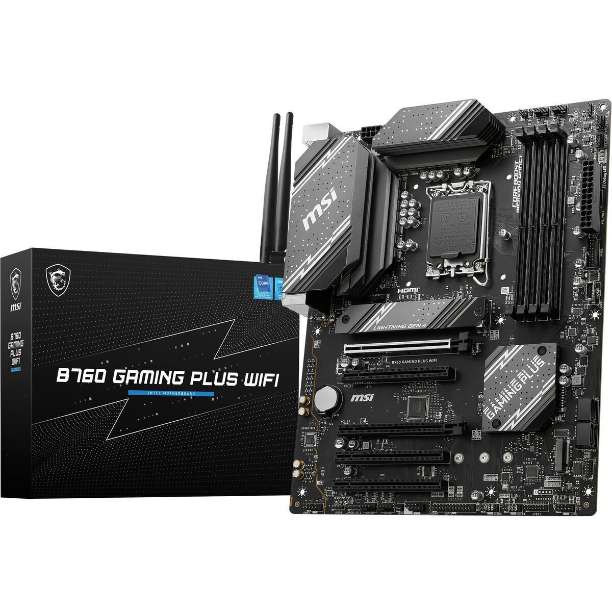 MSI B760 Gaming Plus WiFi Motherboard ATX με Intel 1700 Socket <span style="color: white; visibility:visible;">4711377086561</span>