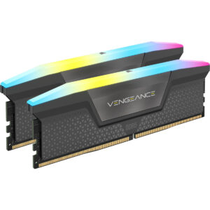 Corsair Vengeance RGB DDR5 32GB RAM με 2x16GB Modules και Ταχύτητα 6000 για Desktop CMH32GX5M2B6000Z30K <span style="color: white; visibility:visible;">0840006600107</span>