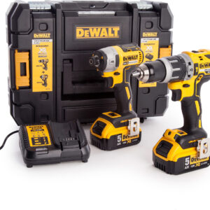 Dewalt DCK266P2T Σετ Κρουστικό Δραπανοκατσάβιδο & Παλμικό Κατσαβίδι Brushless 18V με 2 Μπαταρίες 5Ah και Θήκη <span style="color: white; visibility:visible;">5035048668733</span>