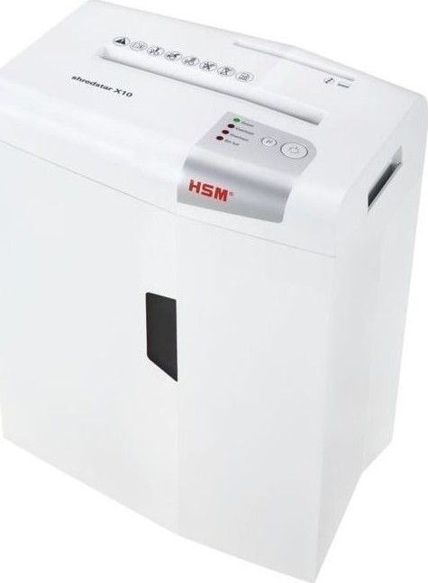 HSM Καταστροφέας Εγγράφων και CD X10 4.5x30mm Cross Cut 10 Φύλλων με Κάδο 20lt 1045111 <span style="color: white; visibility:visible;">4026631057769</span>