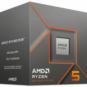 AMD Ryzen 5 8400F 4.2GHz Επεξεργαστής 6 Πυρήνων για Socket AM5 σε Κουτί με Ψύκτρα <span style="color: white; visibility:visible;">0730143316736</span>