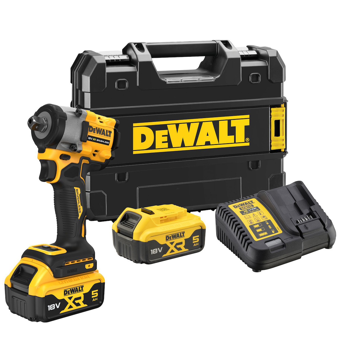 Dewalt DCF922P2T Brushless Μπουλονόκλειδο Μπαταρίας 18V 2x5Ah με Υποδοχή 1/2" <span style="color: white; visibility:visible;">5035048743836</span>