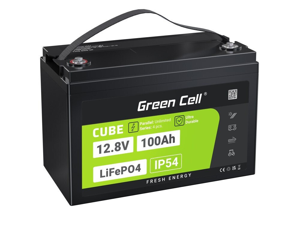 Green Cell Μπαταρία UPS με Χωρητικότητα 100Ah και Τάση 12.8V LFPGC12V100AH 1τμχ <span style="color: white; visibility:visible;">5904326374836</span>
