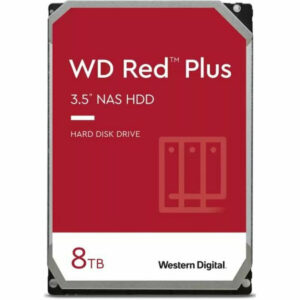 Western Digital Red Plus 8TB HDD Σκληρός Δίσκος 3.5" SATA III 5400rpm με 256MB Cache για NAS WD80EFPX <span style="color: white; visibility:visible;">0718037899817</span>