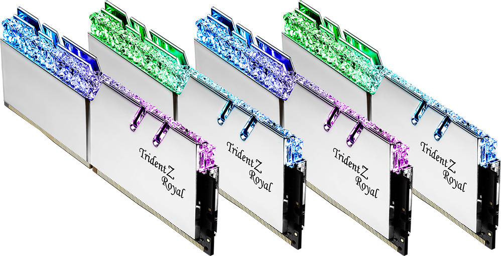 G.Skill Trident Z Royal DDR4 64GB RAM με 4x16GB Modules και Ταχύτητα 3600 για Desktop F4-3600C16Q-64GTRSC <span style="color: white; visibility:visible;">4713294223555</span>