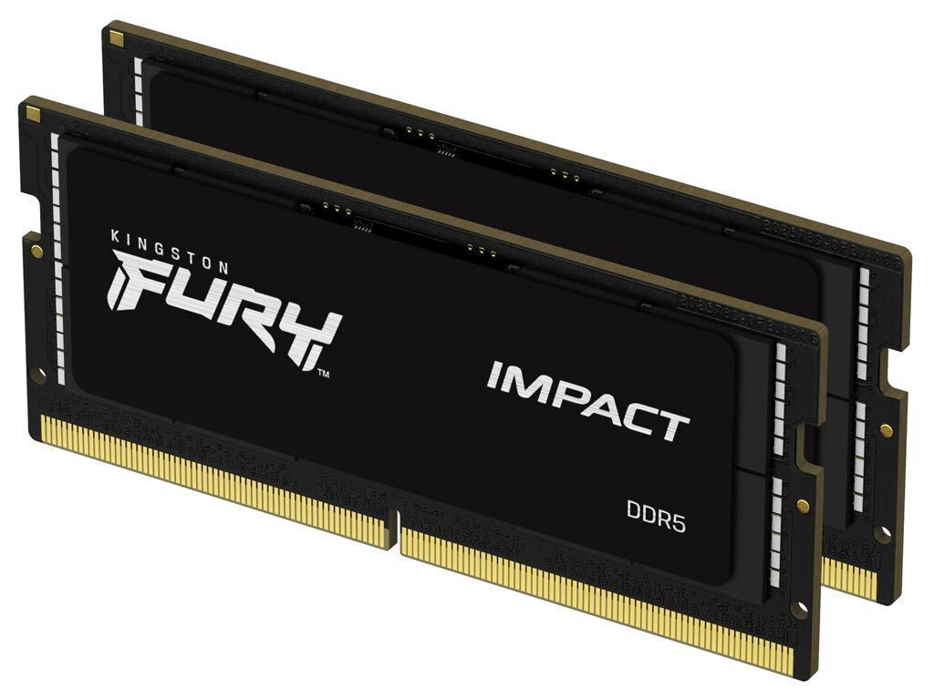 Kingston Fury Impact DDR5 64GB RAM με 2x32GB Modules και Ταχύτητα 5600 για Laptop KF556S40IBK2-64 <span style="color: white; visibility:visible;">0740617331646</span>