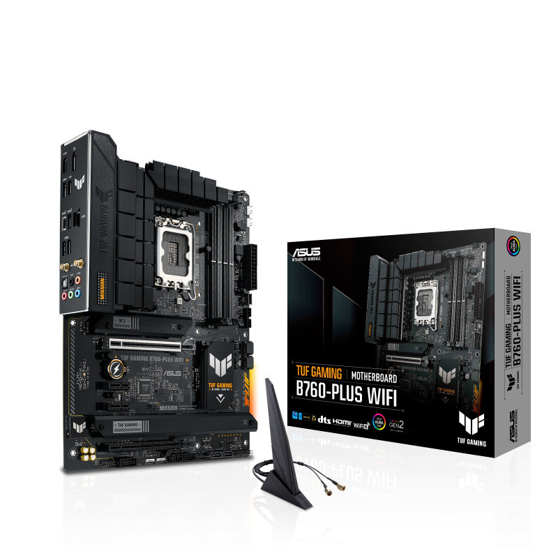 Asus TUF Gaming B760-Plus WIFI Motherboard ATX με Intel 1700 Socket <span style="color: white; visibility:visible;">4711387095119</span>