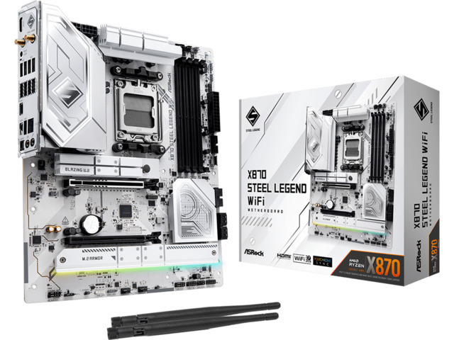 ASRock Steel Legend WiFi X870 Motherboard ATX με AMD AM5 Socket <span style="color: white; visibility:visible;">4710483949340</span>