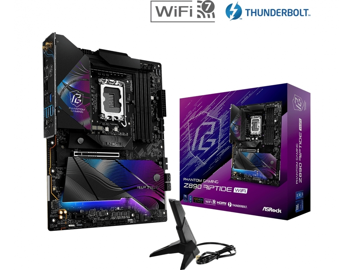 ASRock Z890 Riptide WiFi Motherboard ATX με Intel 1851 Socket <span style="color: white; visibility:visible;">4710483949647</span>