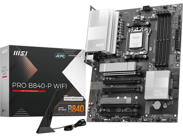 MSI PRO B840-P WIFI Motherboard ATX με AMD AM5 Socket <span style="color: white; visibility:visible;">4711377286596</span>