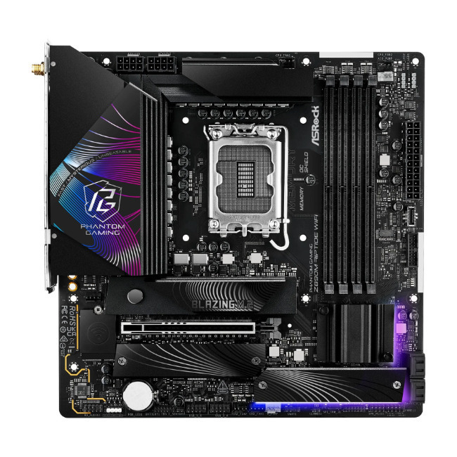 ASRock Phantom Gaming Z890M Riptide WiFi Motherboard Micro ATX με Intel 1851 Socket <span style="color: white; visibility:visible;">4710483949722</span>