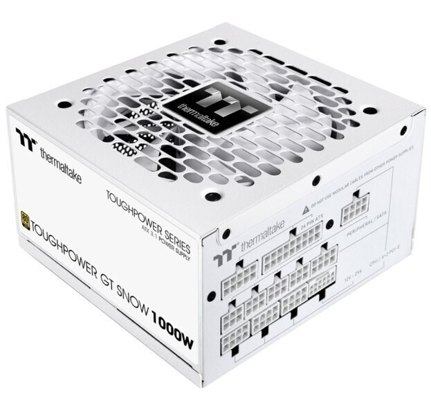 Thermaltake Toughpower GT Snow 1000W Λευκό Τροφοδοτικό Υπολογιστή Full Modular 80 Plus Gold <span style="color: white; visibility:visible;">4711658544186</span>